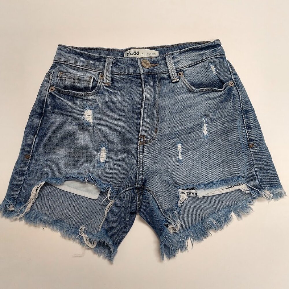 Women's Mudd distressed size 0 jean shorts